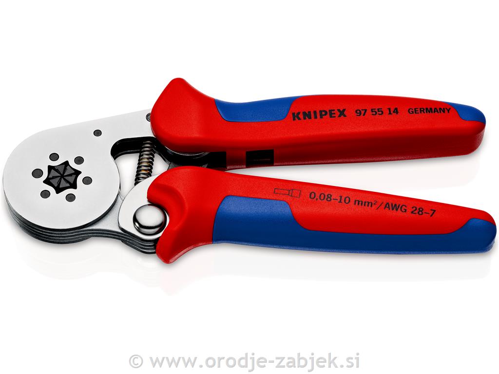 Klešče za kabeljske končnike 97 55 14 KNIPEX