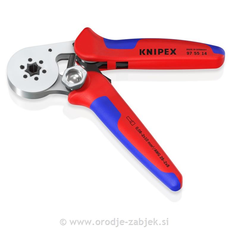 Klešče za kabeljske končnike 97 55 14 KNIPEX