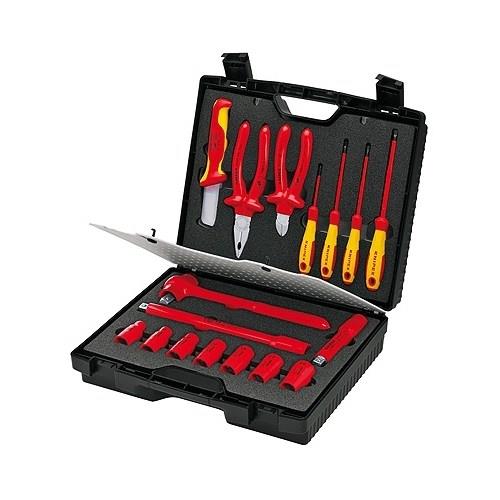 17-delni kovček z električnim orodjem 98 99 11 KNIPEX