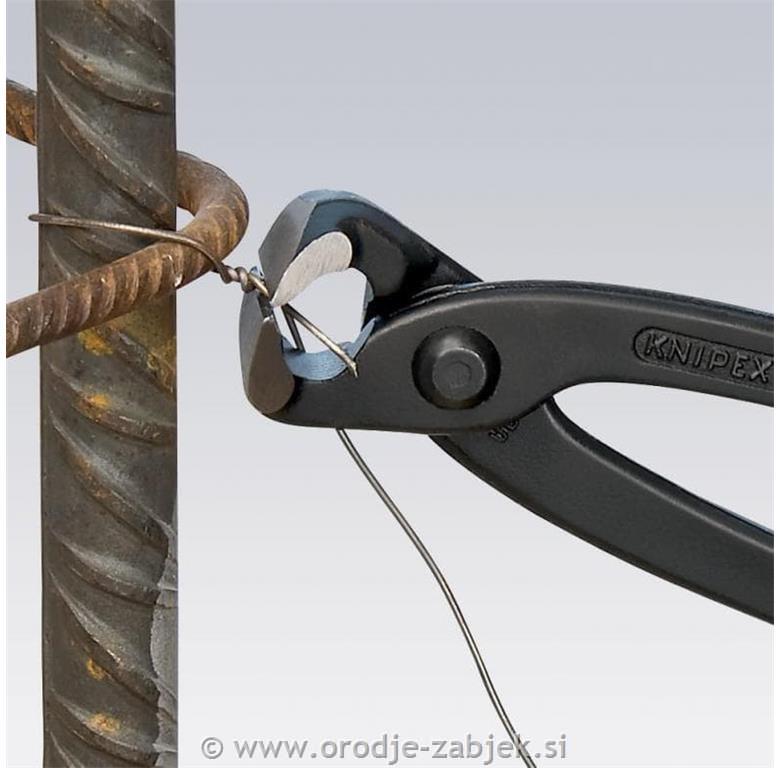 Klešče za armaturo plastificiran ročaj KNIPEX