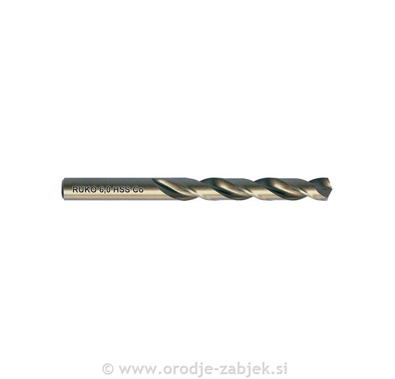 Spiralni svedri DIN 338 tip VA, HSSE-Co 5 RUKO