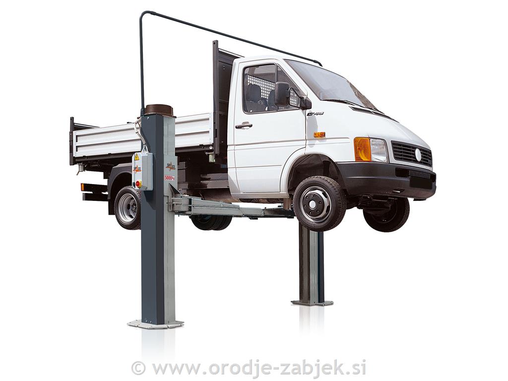 Elektro mehansko dvosteberno dvigalo 5T Space 