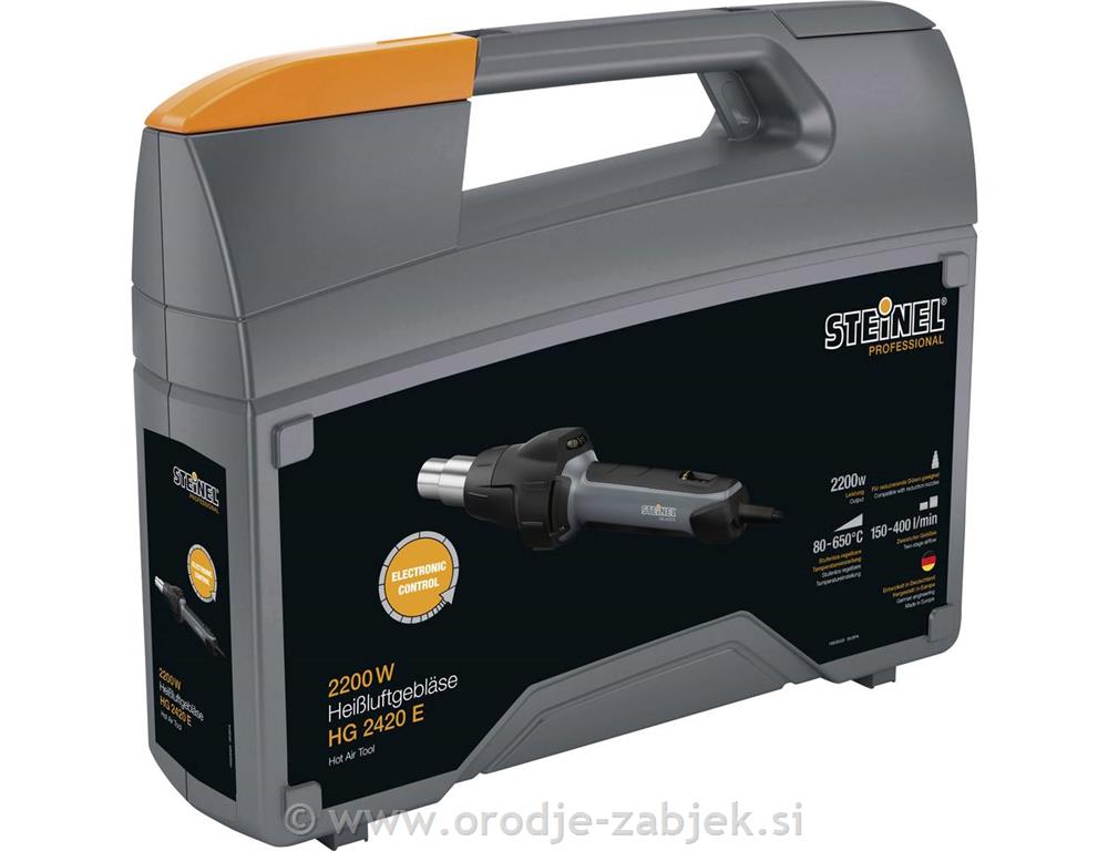 Fen na vroč zrak HG 2420 E v kovčku STEINEL