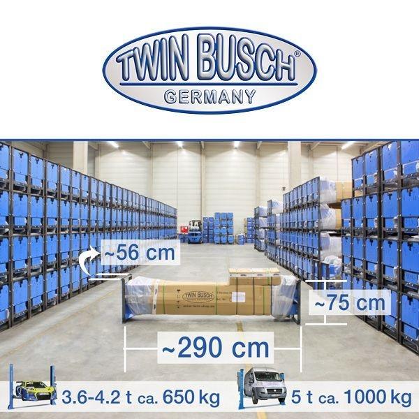 Elektro hidravlično dvosteberno dvigalo 4,2T TWIN BUSCH