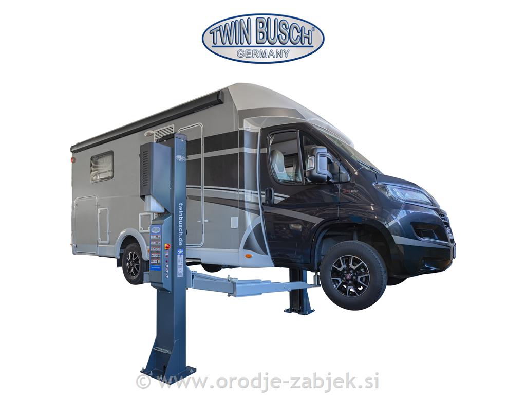 Elektro hidravlično dvosteberno dvigalo 5T TWIN BUSCH