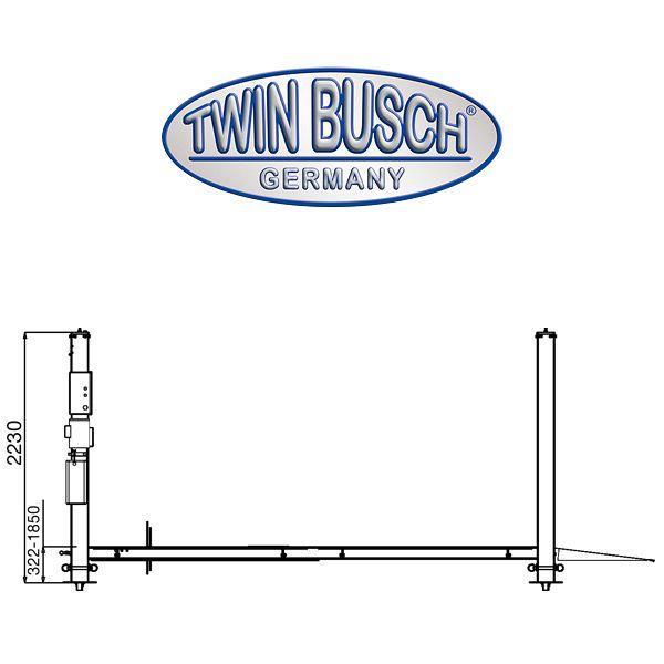 Štiristeberno avto dvigalo 3,6t TWIN BUSCH