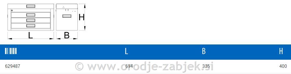 Prenosni predalnik za orodje Moto UNIOR