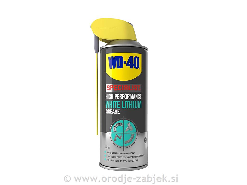 WD SPECIALIST Visoko zmogljiva bela litijeva mast 400 ml WD-40