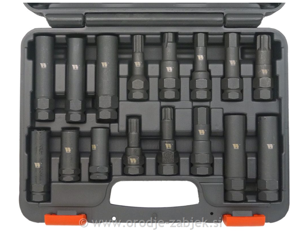 Locking Wheel Nut Master Key Set; 16pcs WELZH