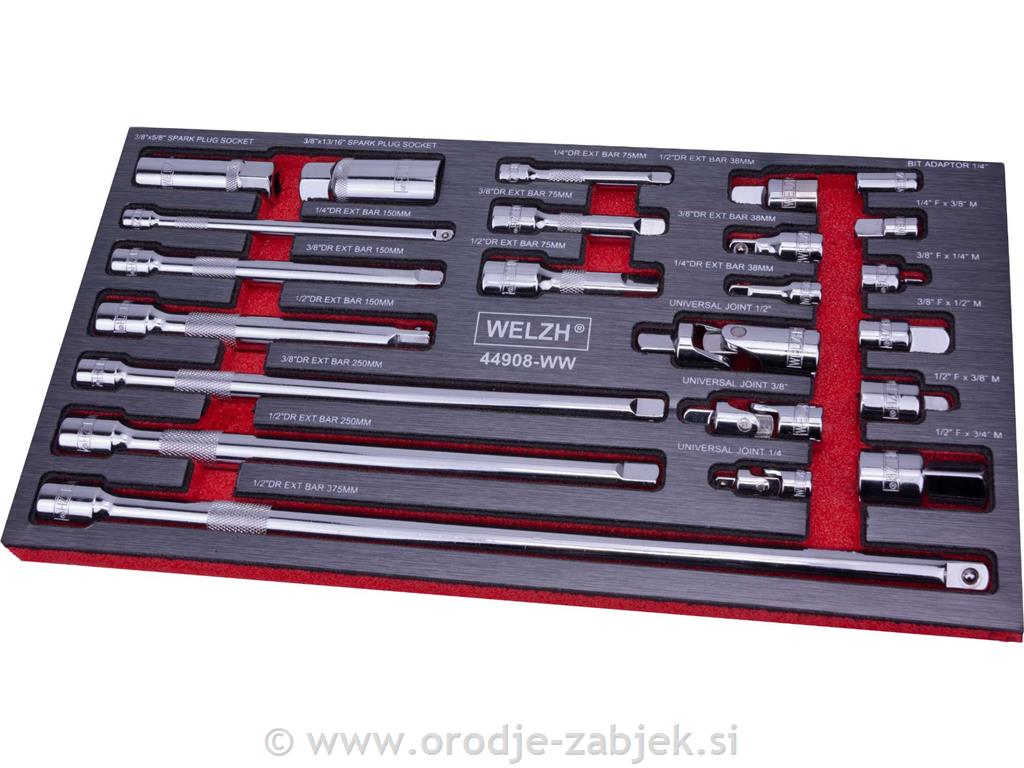 23-delni set podaljškov WELZH