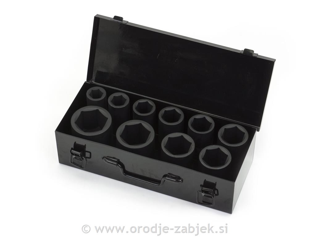 11-delni set kovanih nasadnih ključev 3/4" 22-50mm 6-robi WELZH