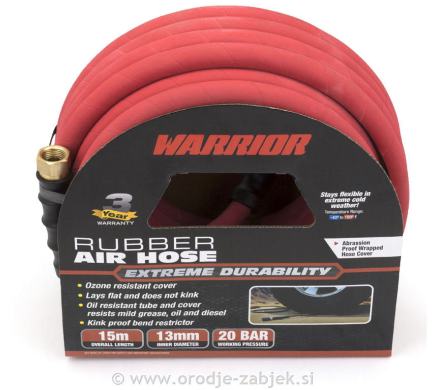 Cev za zrak Warrior™ 13mmx 15m WELZH