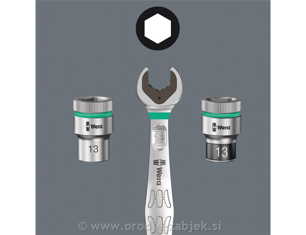 Set račne Zyklop 1/4" 8100 SA 12 HF WERA