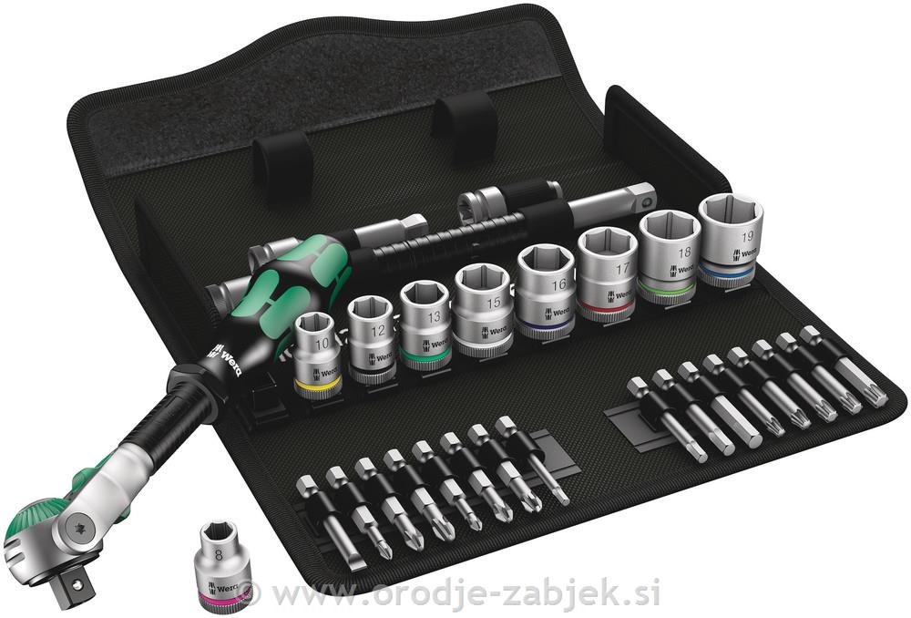 Set račne Zyklop 3/8" 8100 SB 6 WERA