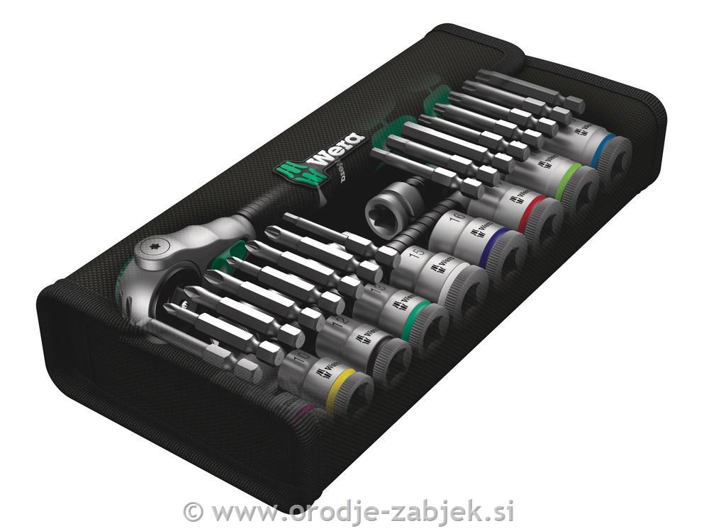 Set račne Zyklop 3/8" 8100 SB 6 WERA