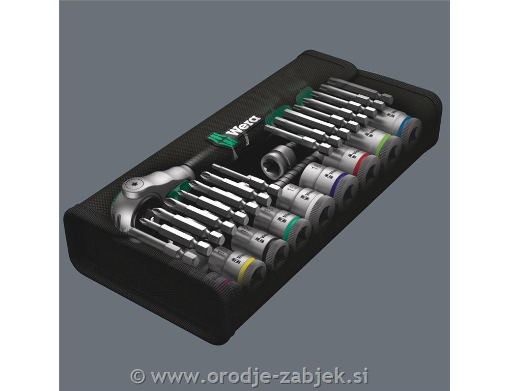 Set račne Zyklop 3/8" 8100 SB 6 WERA