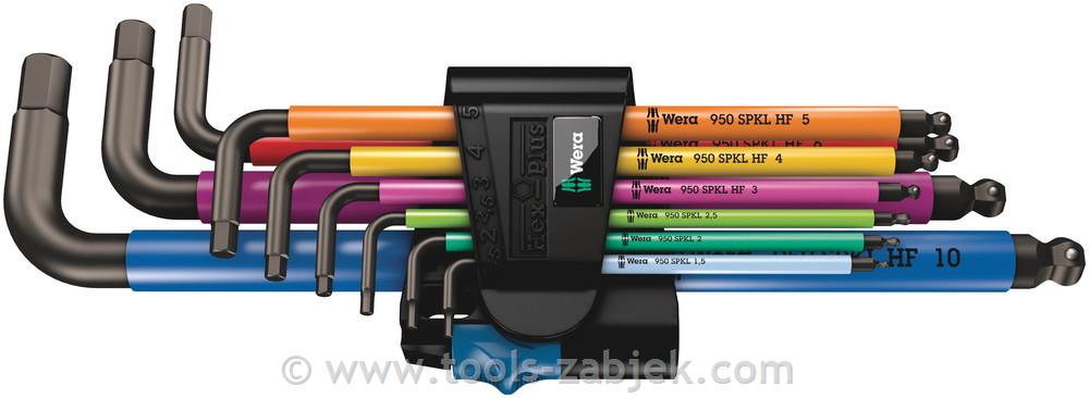 Garnitura inbus ključev 950 SPKL Multicolour 1,5-10mm WERA