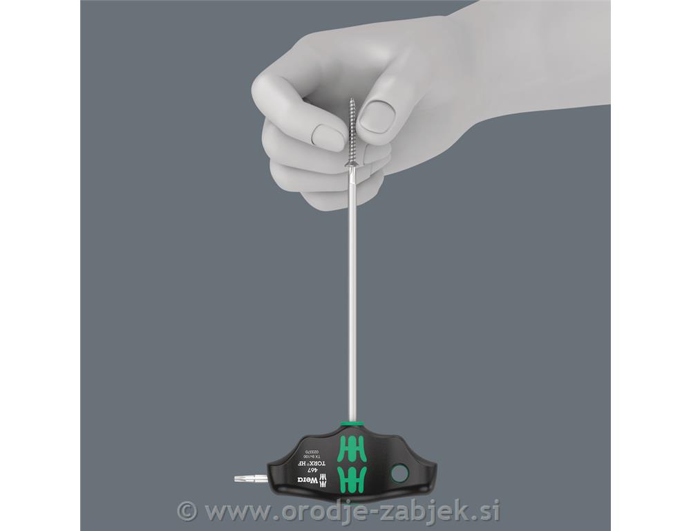 TORX® HF Set 1 izvijač T-ročaj/ izvijač s funkcijo držanja WERA