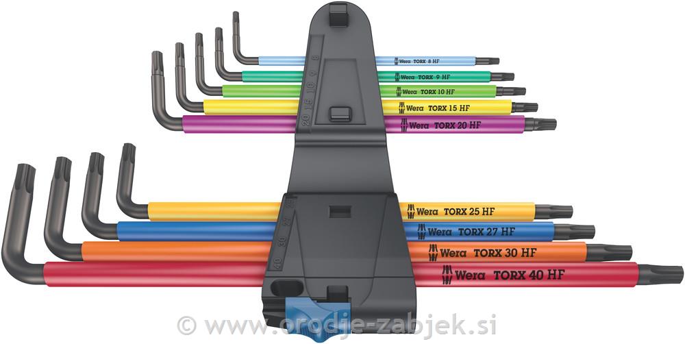 9-delni set TORX kjučev 967/9 TX XL WERA