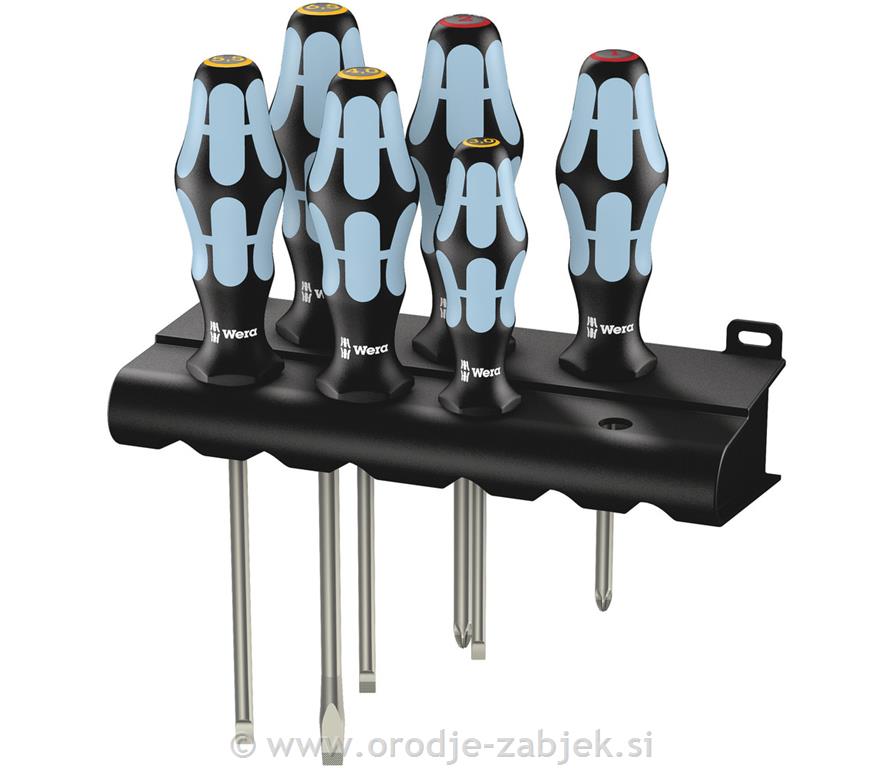 Set INOX izvijačev 3334/6 WERA