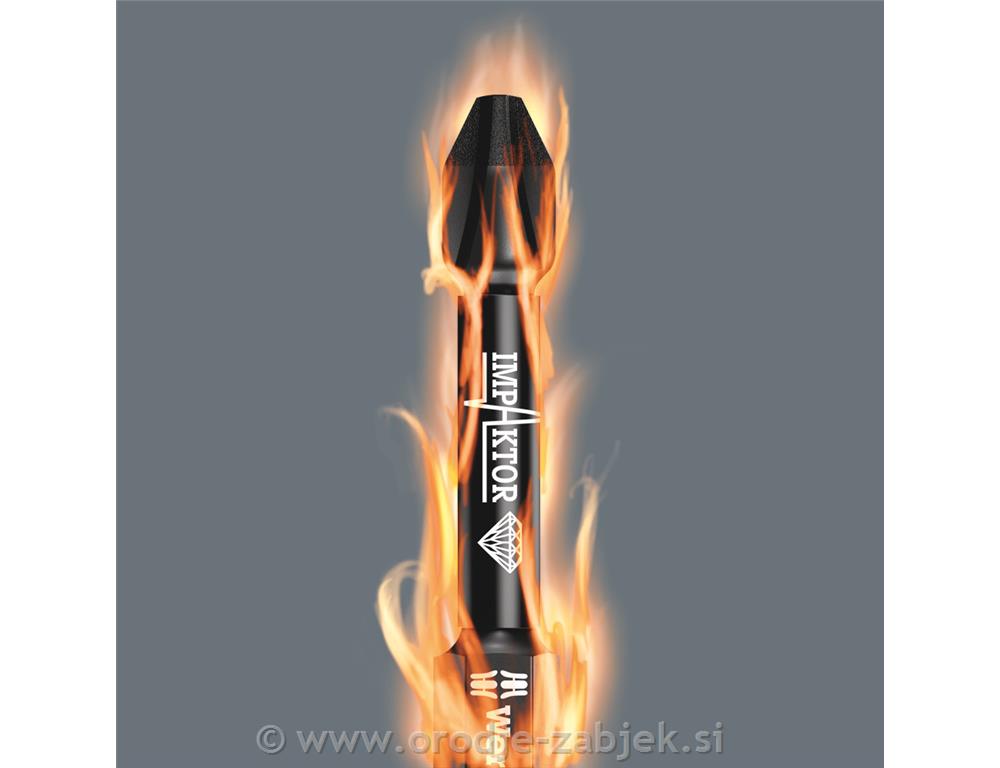 10-delni set udarnih TORX in PH bit nastavkov Impaktor 1/4" WERA