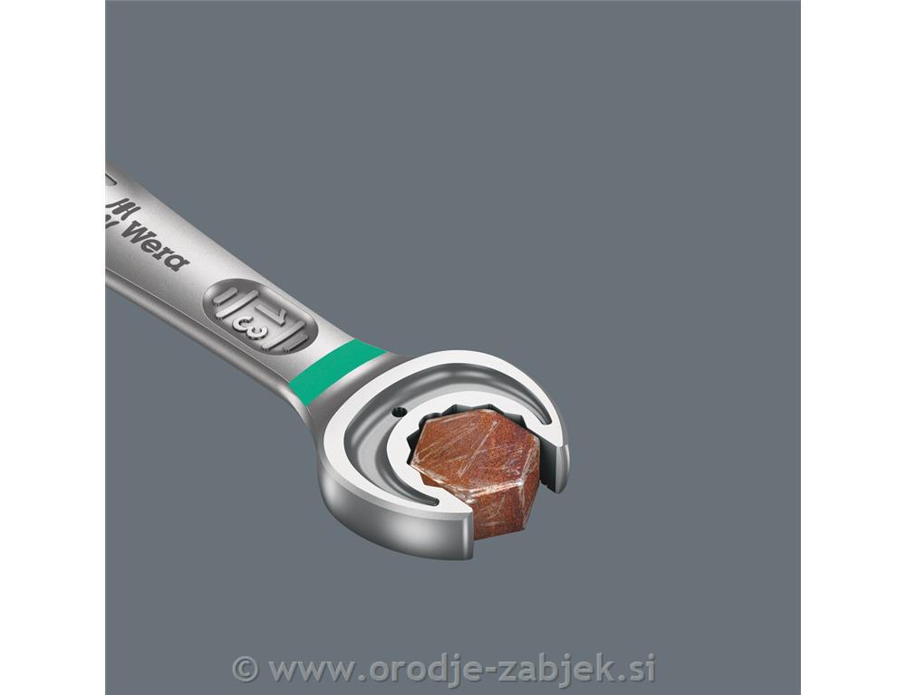 Obročni-viličasti ključ z ragljo Joker, 4-delni komplet 10 - 19 mm WERA