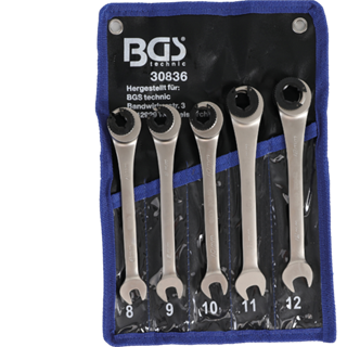 5-delni set kombinacijskih ključev z ragljo 8-12mm BGS TECHNIC